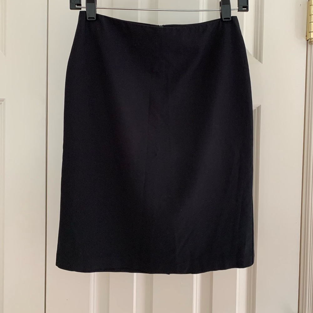 Theory black pencil skirt